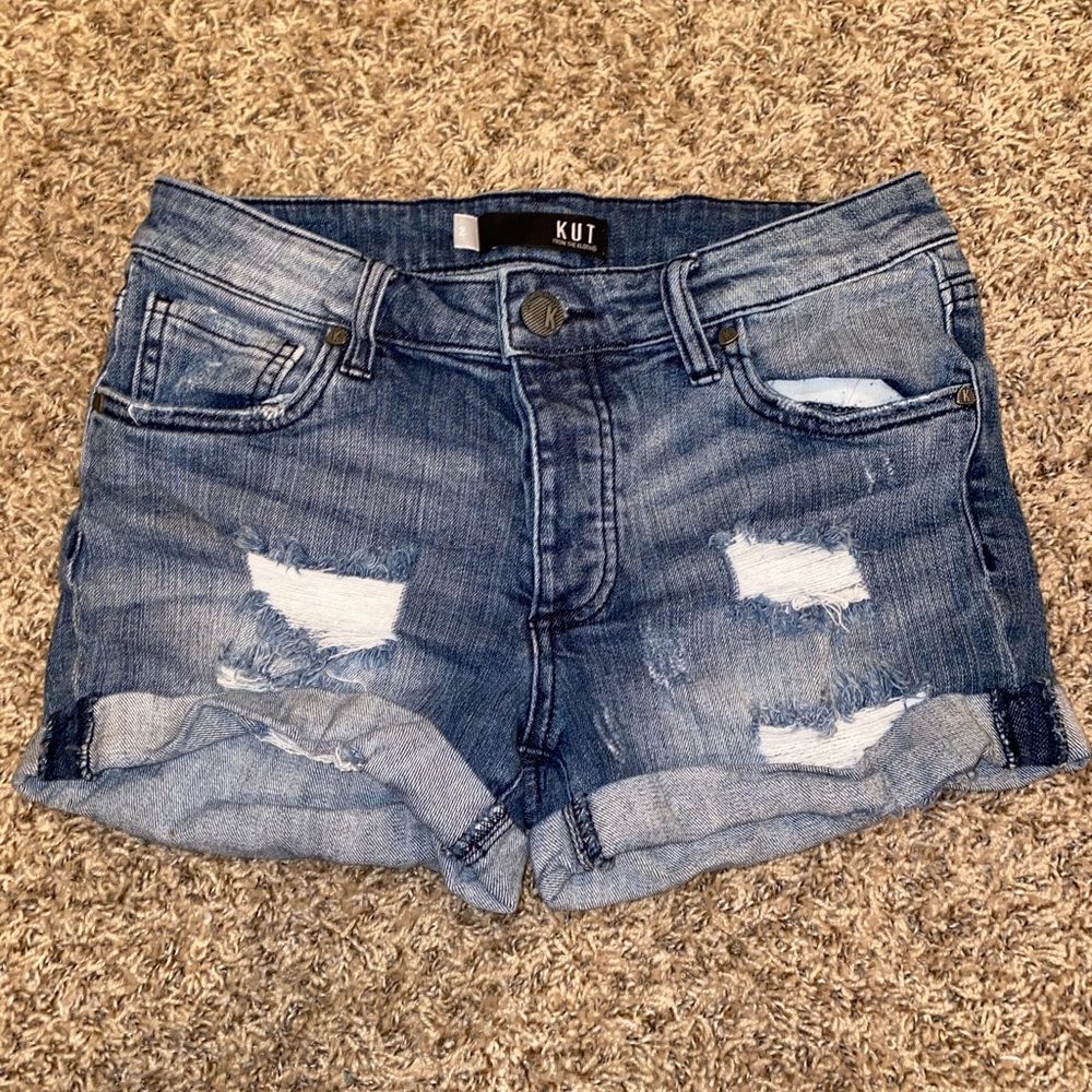 KUT jean shorts